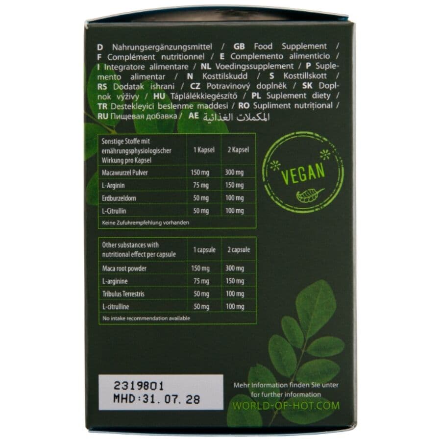 HOT - MORINGA MEN CAPS MAN 60 UNITS thumb 4