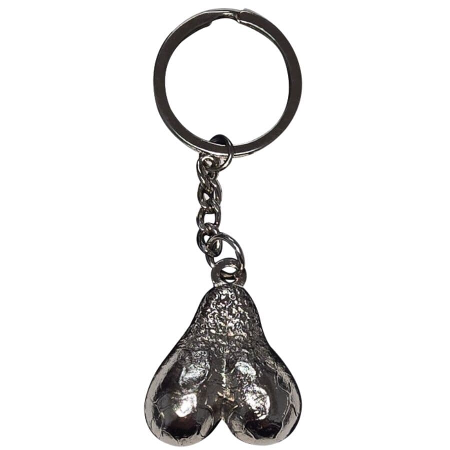 DIABLO PICANTE - SILVER EGGS METAL KEYCHAIN