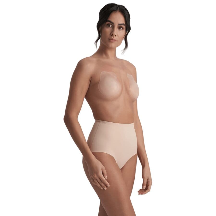 BYE-BRA - RABBIT SILICONE CUPS BEIGE SIZE XL thumb 2
