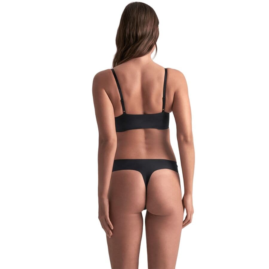 BYE-BRA - INVISIBLE THONG 2 PACK BEIGE & BLACK SIZE S thumb 7