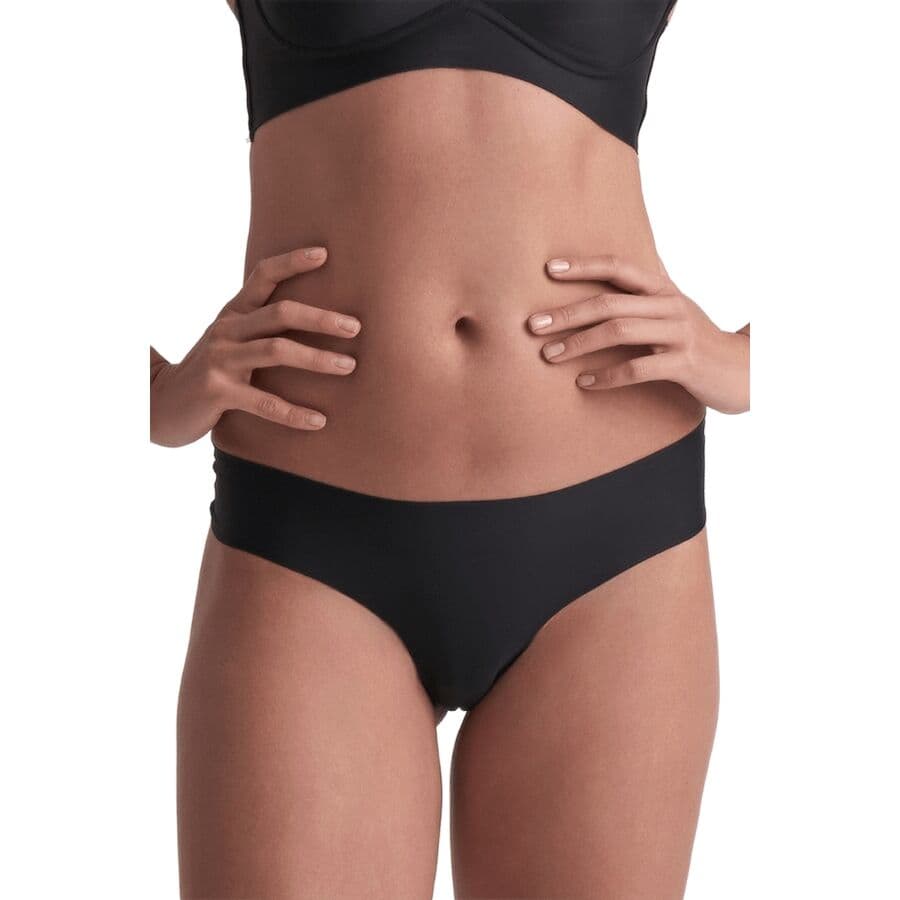BYE-BRA - INVISIBLE THONG 2 PACK BEIGE & BLACK SIZE XL thumb 3