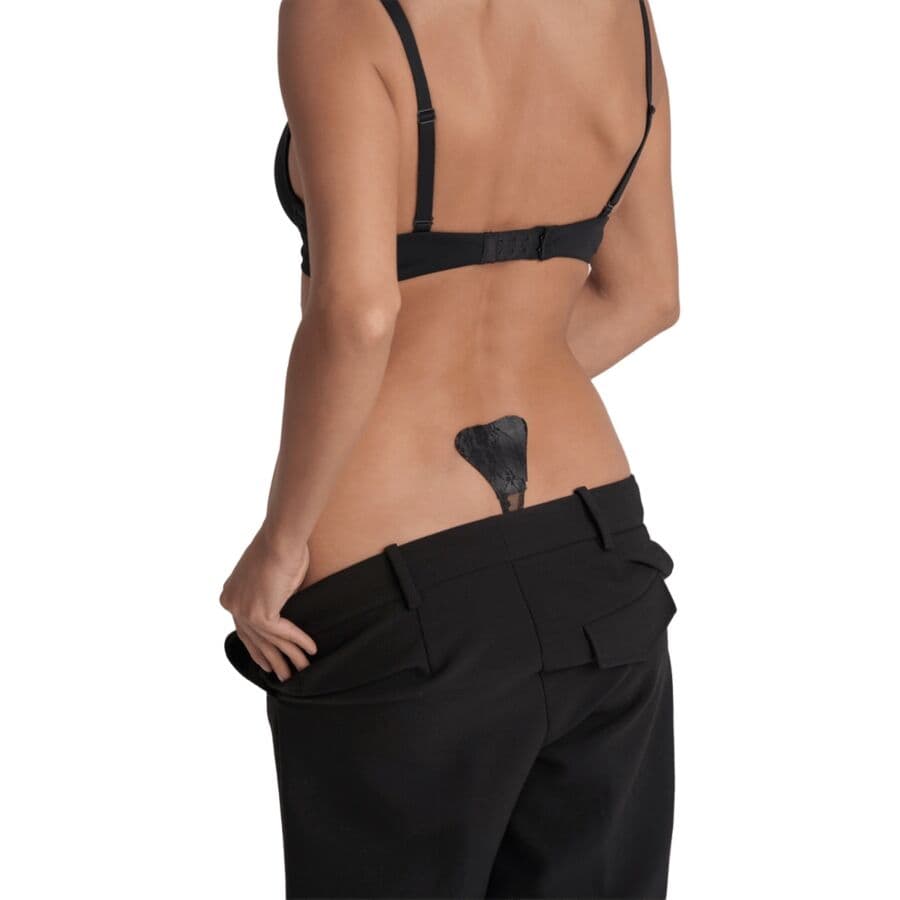 BYE-BRA - ADHESIVE THONG LACE BLACK ONE SIZE thumb 2