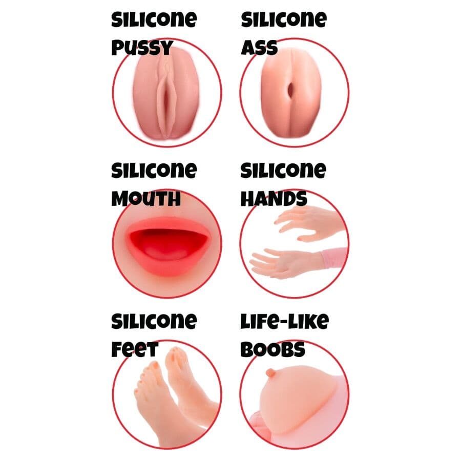HIDDEN DESIRE - LUSTY LOLA INFLATABLE DOLL 145 CM thumb 3