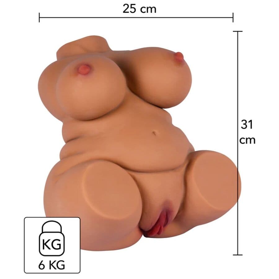 HIDDEN DESIRE - FAT FUCK QUEEN FEMALE MASTURBATOR TORSO 6 KG thumb 5