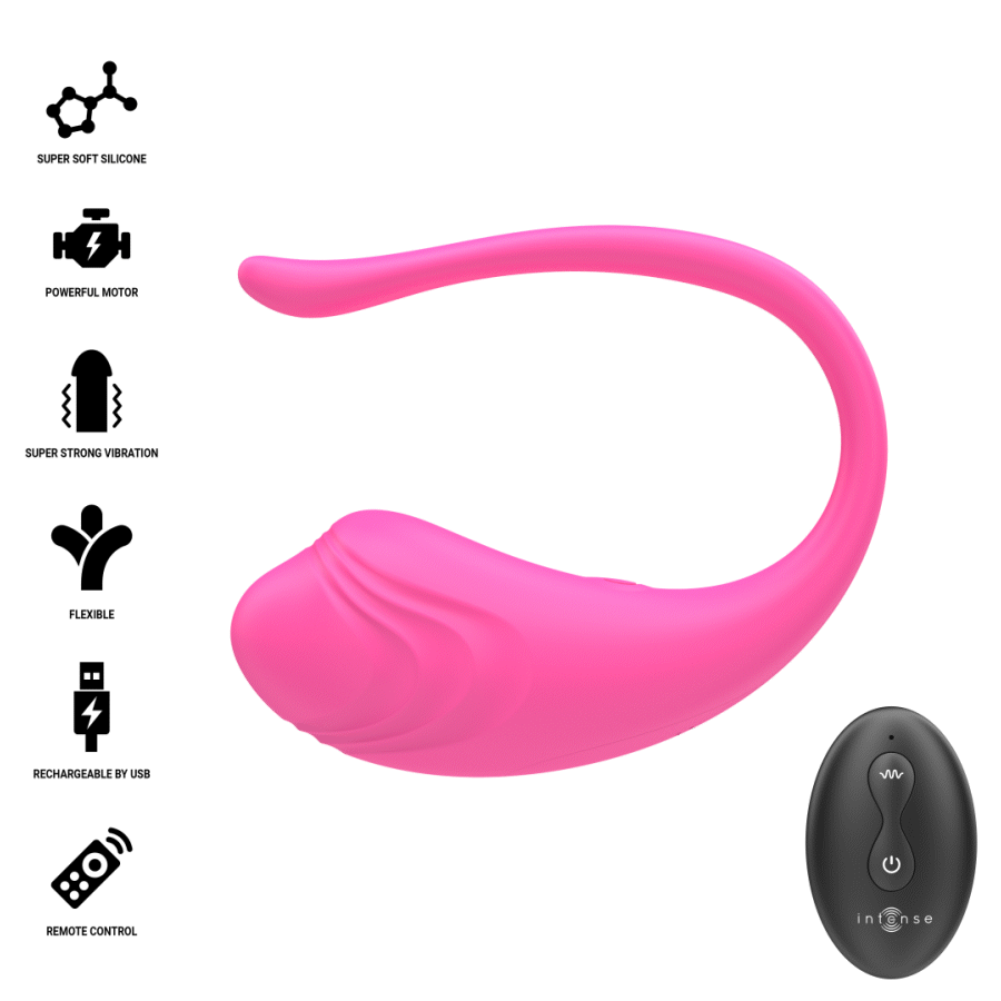 INTENSE - OLIVIA PINK VIBRATING EGG WITH REMOTE CONTROL thumb 2