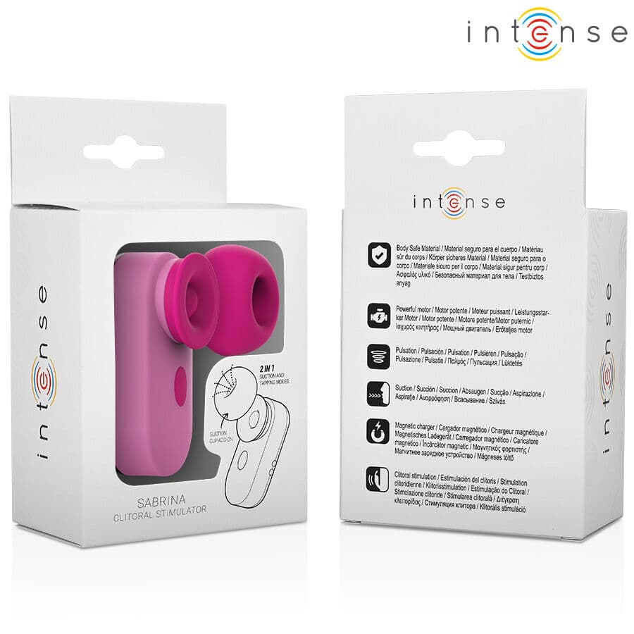 INTENSE - SABRINA CLIT STIMULATOR PINK thumb 7