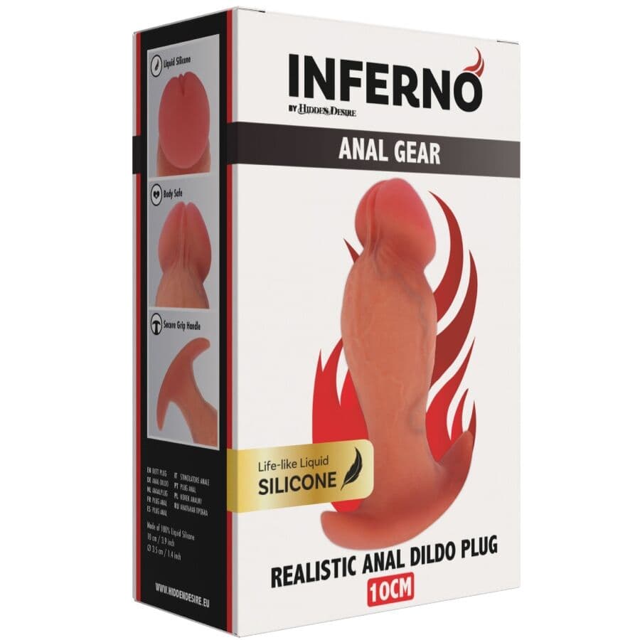 HIDDEN DESIRE - INFERNO REALISTIC BUTTPLUG 10 CM thumb 6