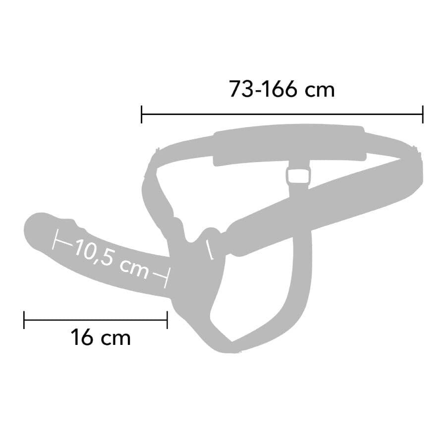 HIDDEN DESIRE - INFERNO VIBRATING PENIS SLEEVE STRAP-ON  16 CM thumb 2