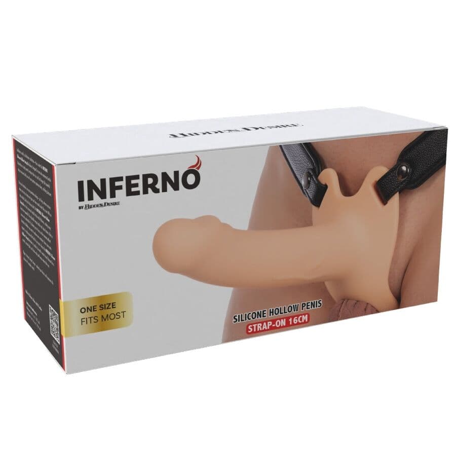 HIDDEN DESIRE - INFERNO PENIS SLEEVE STRAP-ON 16 CM thumb 6