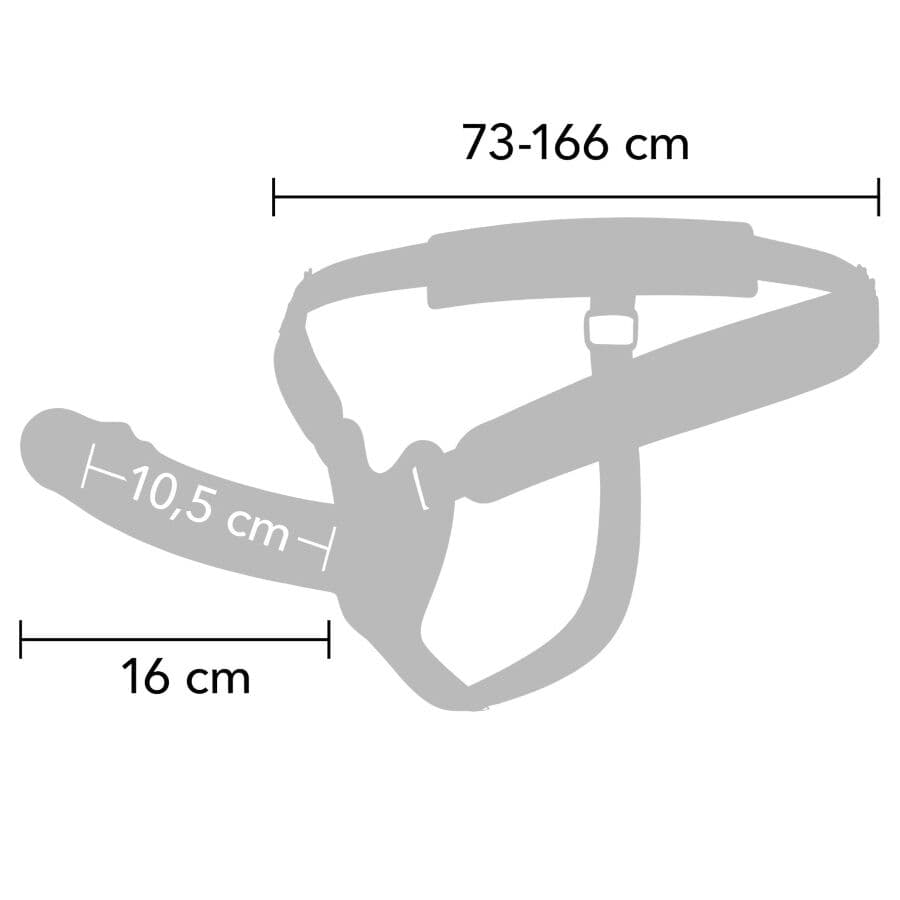 HIDDEN DESIRE - INFERNO PENIS SLEEVE STRAP-ON 16 CM thumb 2