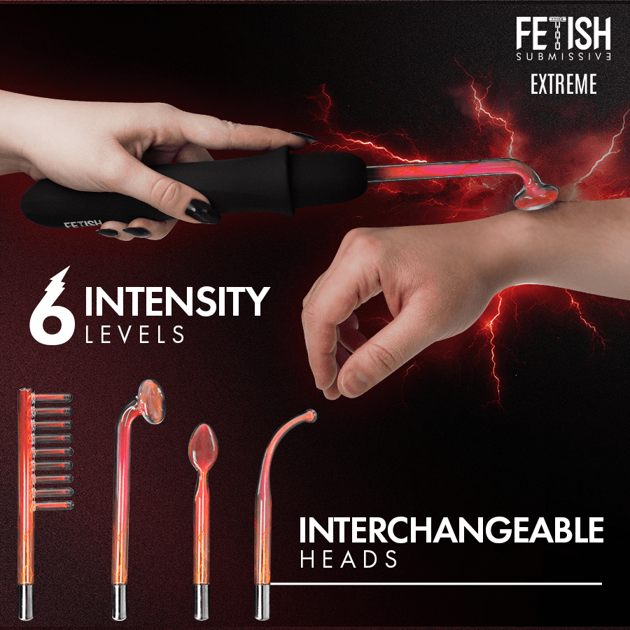 FETISH SUBMISSIVE - HIGH FREQUENCY ELECTROSTIMULATION WAND thumb 2