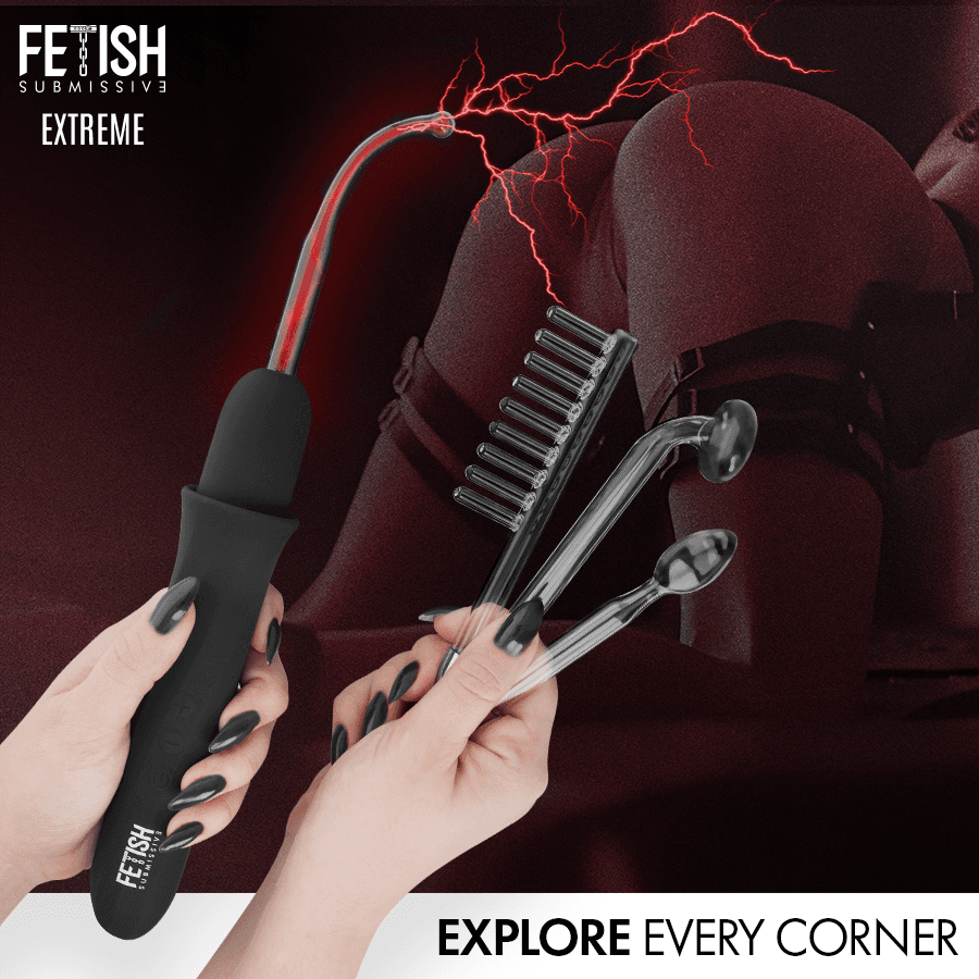 FETISH SUBMISSIVE - HIGH FREQUENCY ELECTROSTIMULATION WAND thumb 3