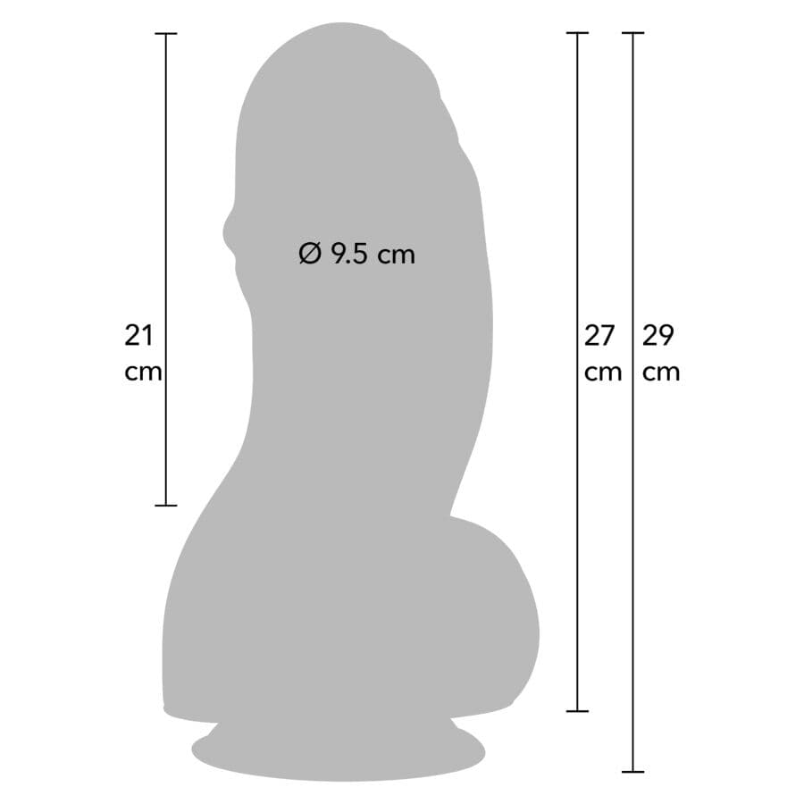 HIDDEN DESIRE - INFERNO FAT BOYS DILDO 27 CM thumb 2