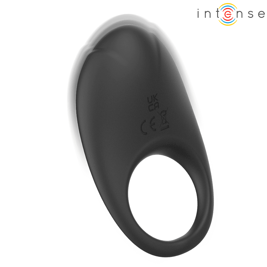INTENSE - MERLOTTE VIBRATING PENIS RING WITH CLITORIS STIMULATION BLACK thumb 2
