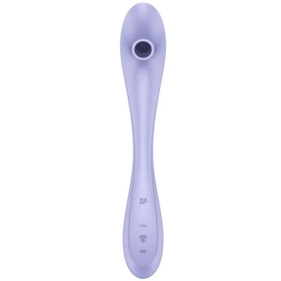 SATISFYER - EASY LOVER VIBRATOR & AIR PULSE STIMULATOR thumb 3