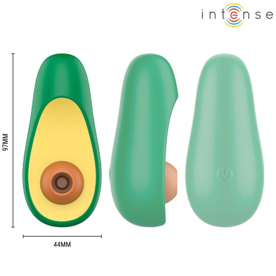 INTENSE - WAKI AVOCADO CLITORAL SUCTION STIMULATOR thumb 5