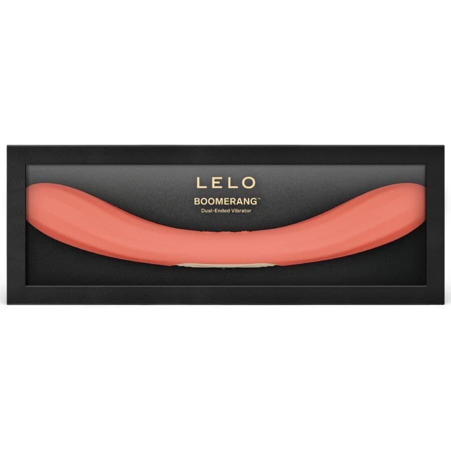 LELO - BOOMERANG DOUBLE ENDED VIBRATOR CORAL RED thumb 3