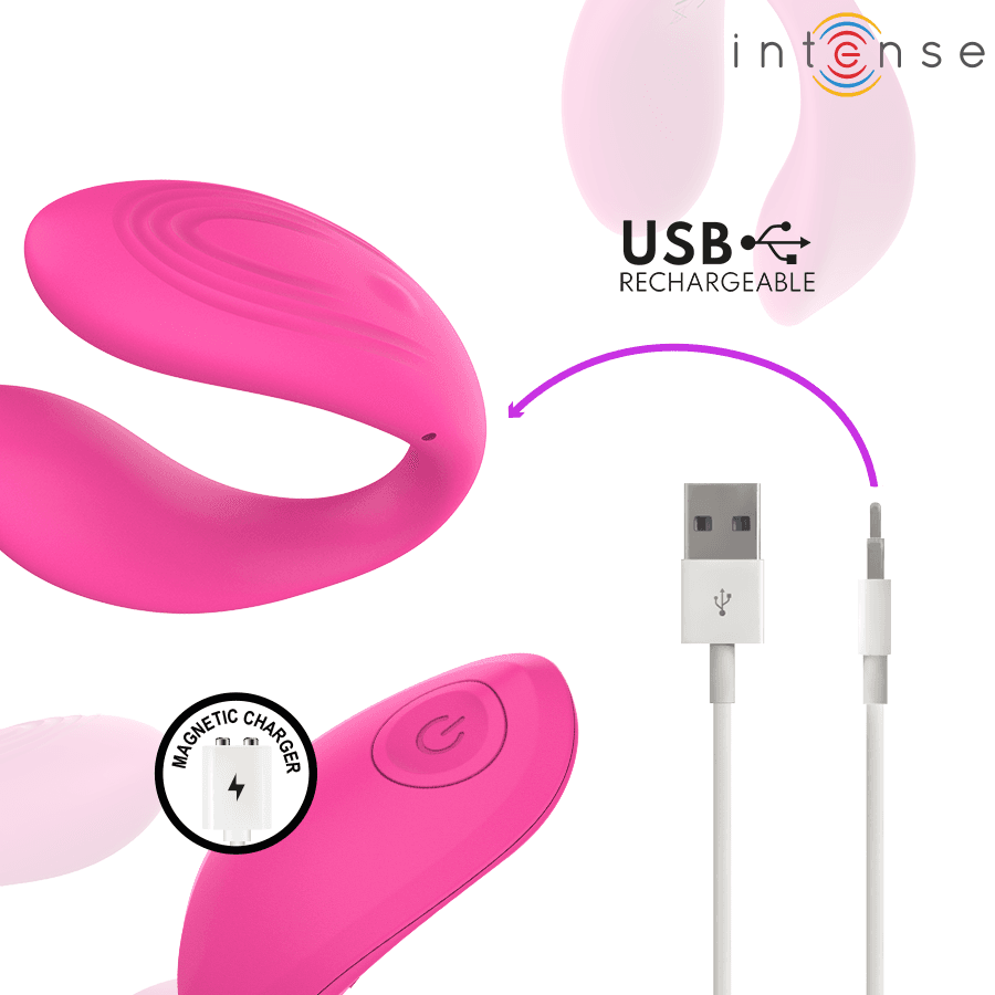 INTENSE - NORA VIBRATING CLAMP STIMULATOR PINK thumb 7