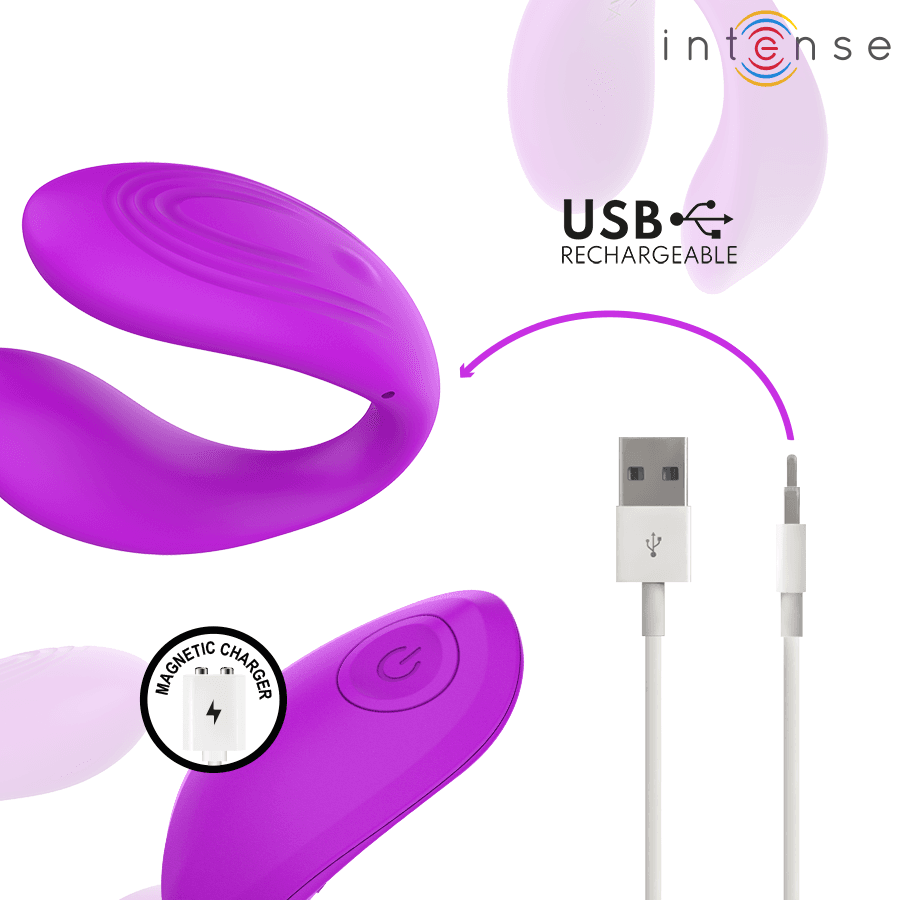 INTENSE - NORA VIBRATING CLAMP STIMULATOR PURPLE thumb 7