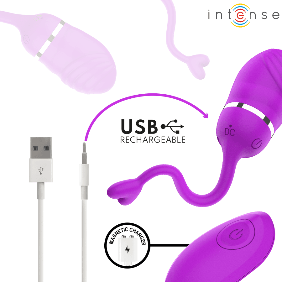 INTENSE - SOOKIE REMOTE CONTROL VIBRATING EGG PURPLE thumb 7