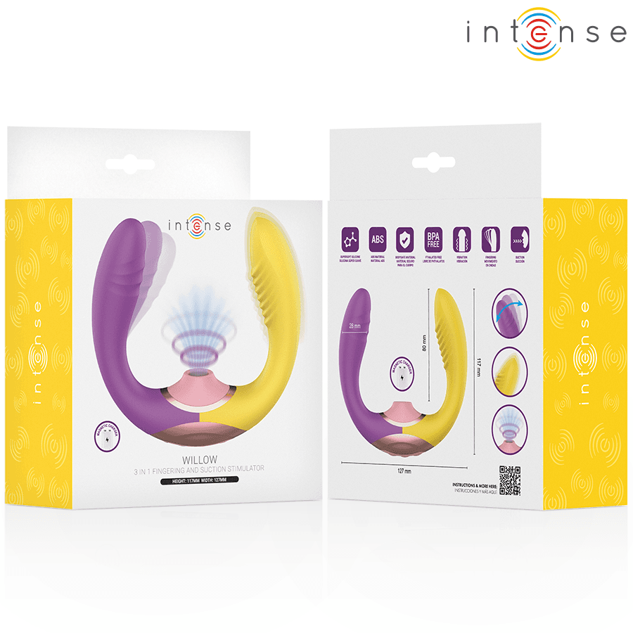 INTENSE - WILLOW 3-IN-1 SUCTION AND VIBRATION STIMULATOR thumb 8