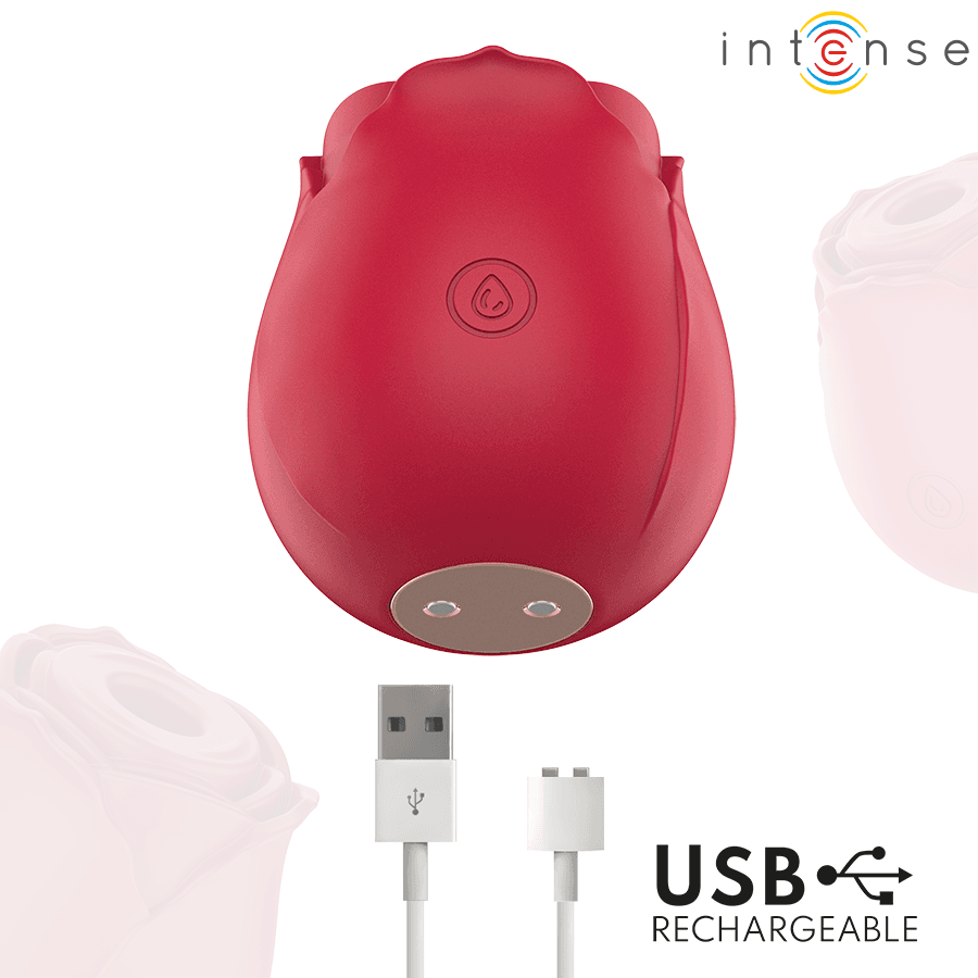 INTENSE - CAMELLIA CLITORAL SUCTION ROSE BY WAVES BORDEAUX thumb 5
