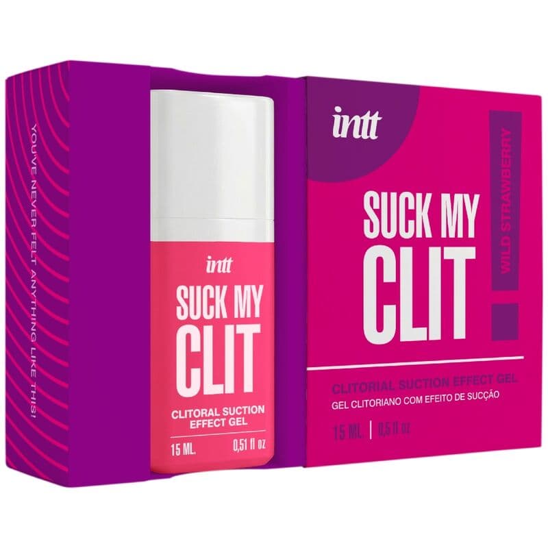 INTT - SUCK MY CLIT SUCTION EFFECT GEL WILD STRAWBERRY 15 ML thumb 3