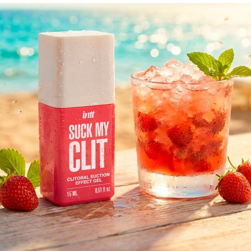 INTT - SUCK MY CLIT SUCTION EFFECT GEL WILD STRAWBERRY 15 ML thumb 6