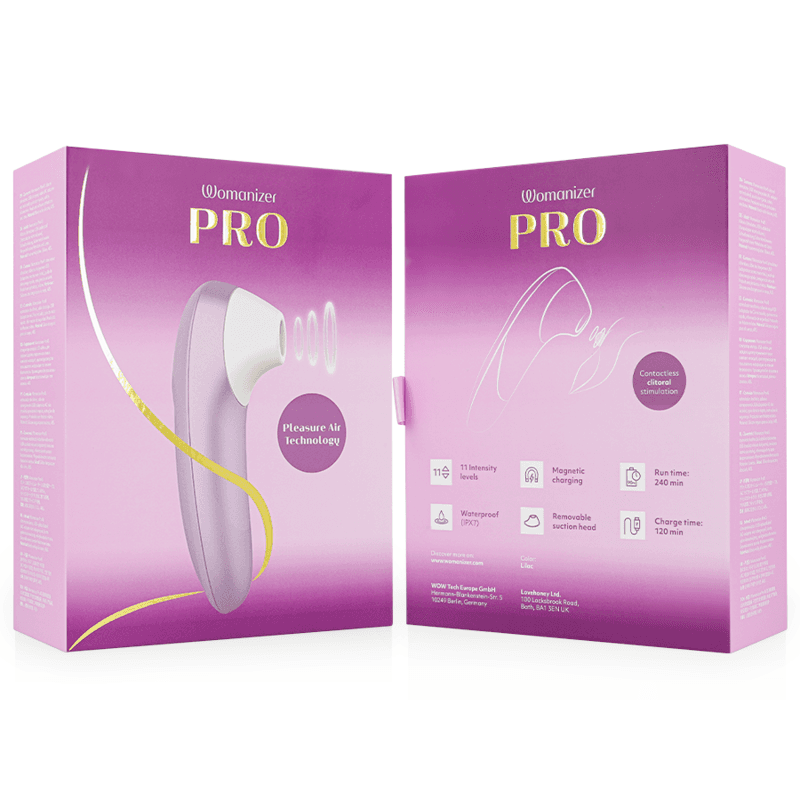 WOMANIZER - PRO VIBRANT CLITORAL STIMULATOR LILAC thumb 7