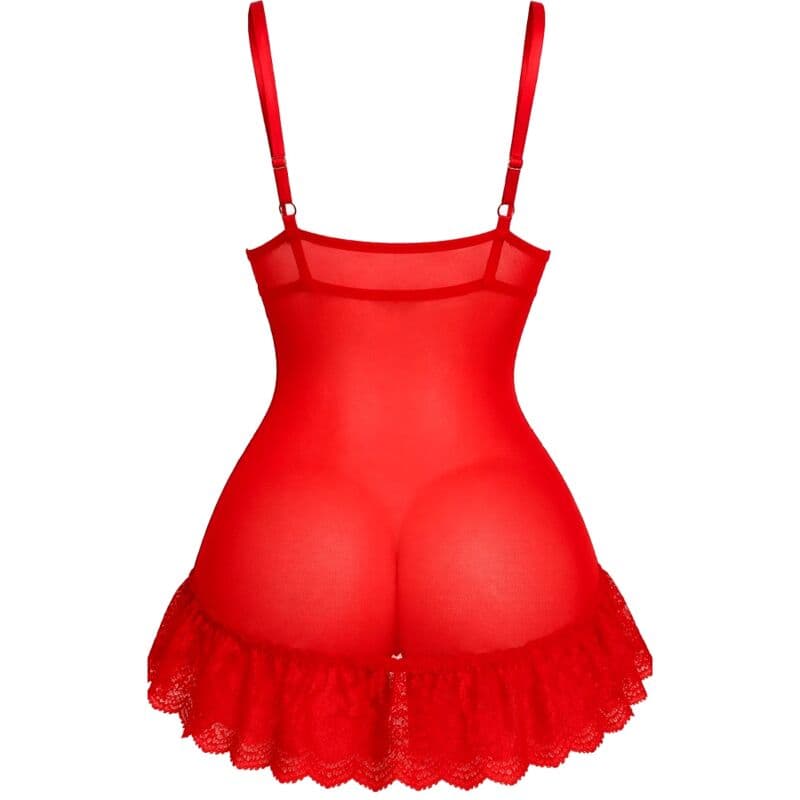 LIVCO CORSETTI FASHION - NUIT SET T-SHIRT + RED PANTY 2028 S/M thumb 3