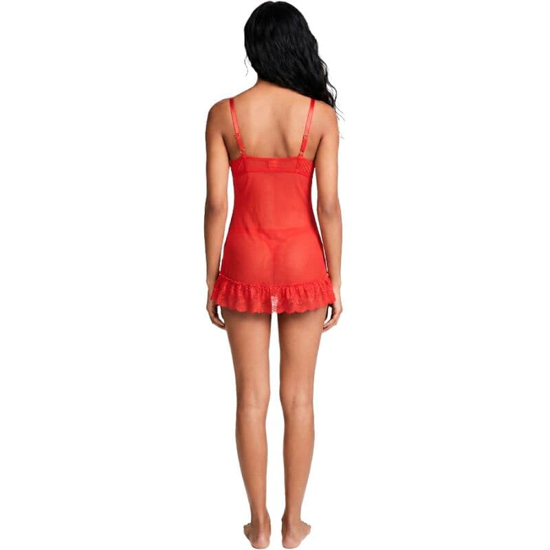 LIVCO CORSETTI FASHION - NUIT SET T-SHIRT + RED PANTY 2028 S/M thumb 2