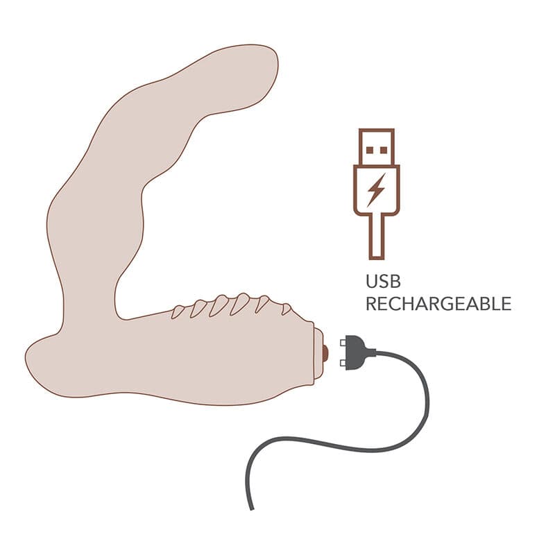ROCKS-OFF - NOVA DOMINION RECHARGEABLE PROSTATE & PERINEUM MASSAGER 16 FUNCTION BLUE thumb 11