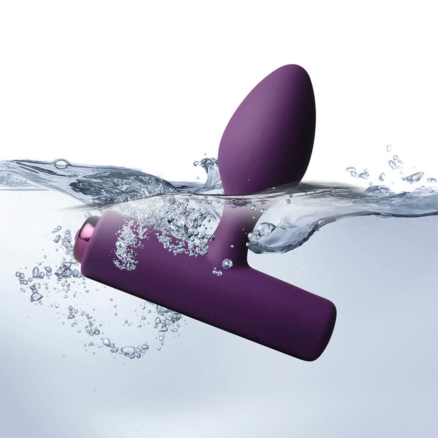ROCKS-OFF - NOVA SOLARIS RECHARGEABLE SLIM & POWERFUL ANAL PLUG 16 FUNCTION PURPLE thumb 5