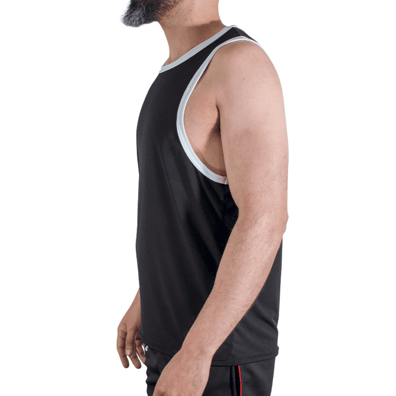 MACHO - CMV004 BLACK GYM T-SHIRT S/M thumb 2