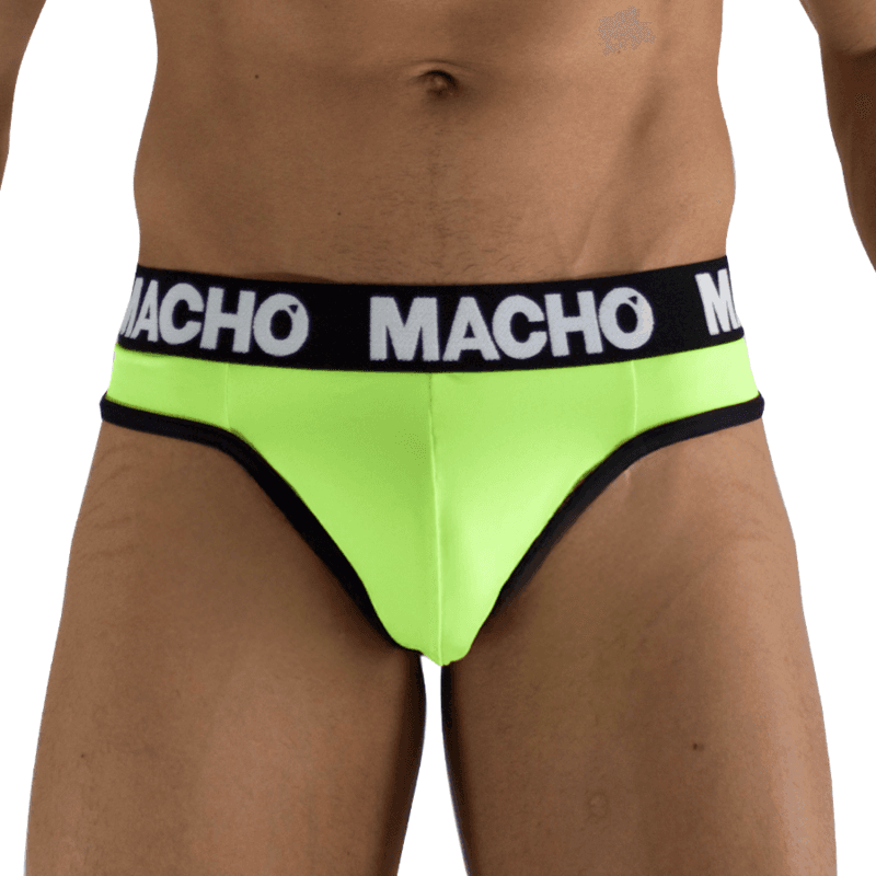 MACHO - MTG001 FLUORESCENT YELLOW THONG SIZE XL thumb 2