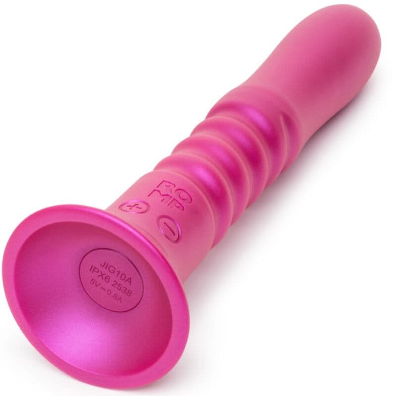 ROMP - JIGGLE UP AND DOWN VIBRATOR WITH PINK SUCTION CUP thumb 2