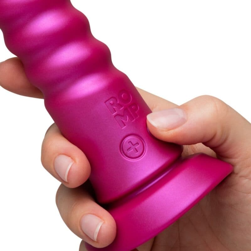 ROMP - JIGGLE UP AND DOWN VIBRATOR WITH PINK SUCTION CUP thumb 4