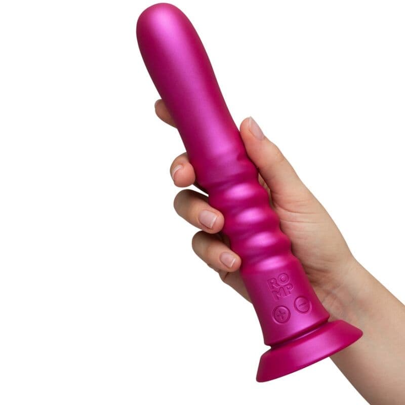 ROMP - JIGGLE UP AND DOWN VIBRATOR WITH PINK SUCTION CUP thumb 3