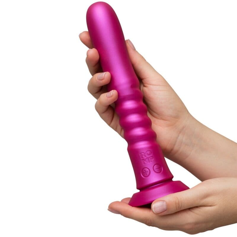 ROMP - JIGGLE UP AND DOWN VIBRATOR WITH PINK SUCTION CUP thumb 6