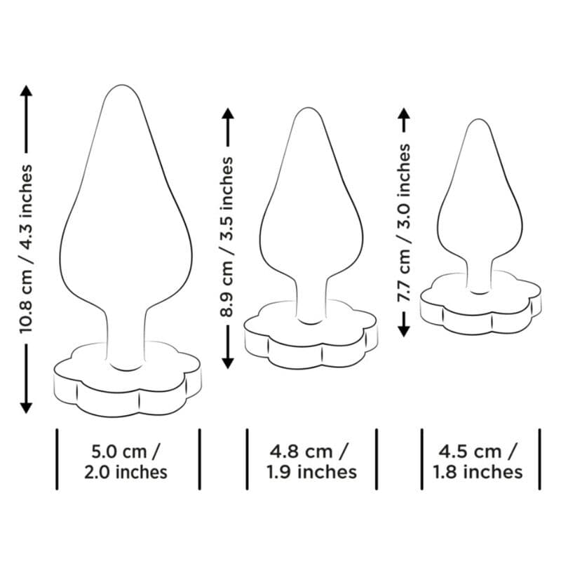 ROMP - LUSTER ANAL TRAINING KIT S/M/L WITH FLOWER-SHAPED BASE thumb 6