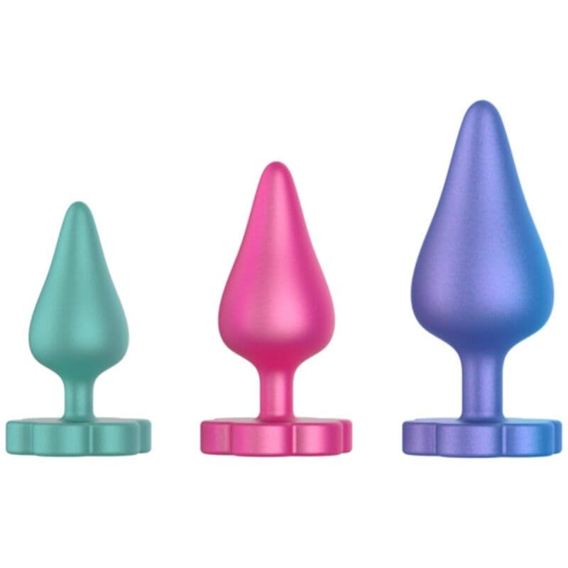 ROMP - LUSTER ANAL TRAINING KIT S/M/L WITH FLOWER-SHAPED BASE thumb 2