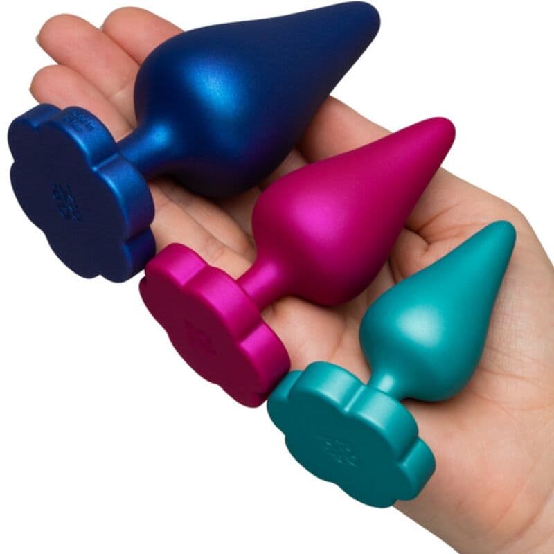 ROMP - LUSTER ANAL TRAINING KIT S/M/L WITH FLOWER-SHAPED BASE thumb 4