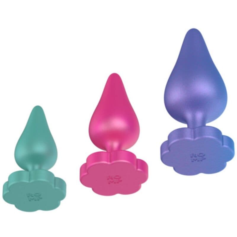ROMP - LUSTER ANAL TRAINING KIT S/M/L WITH FLOWER-SHAPED BASE thumb 3