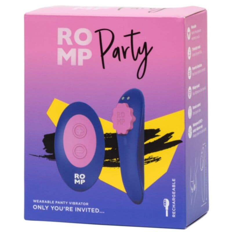 ROMP - PARTY MAGNETIC VIBRATING SILICONE PANTIE WITH REMOTE CONTROL thumb 9