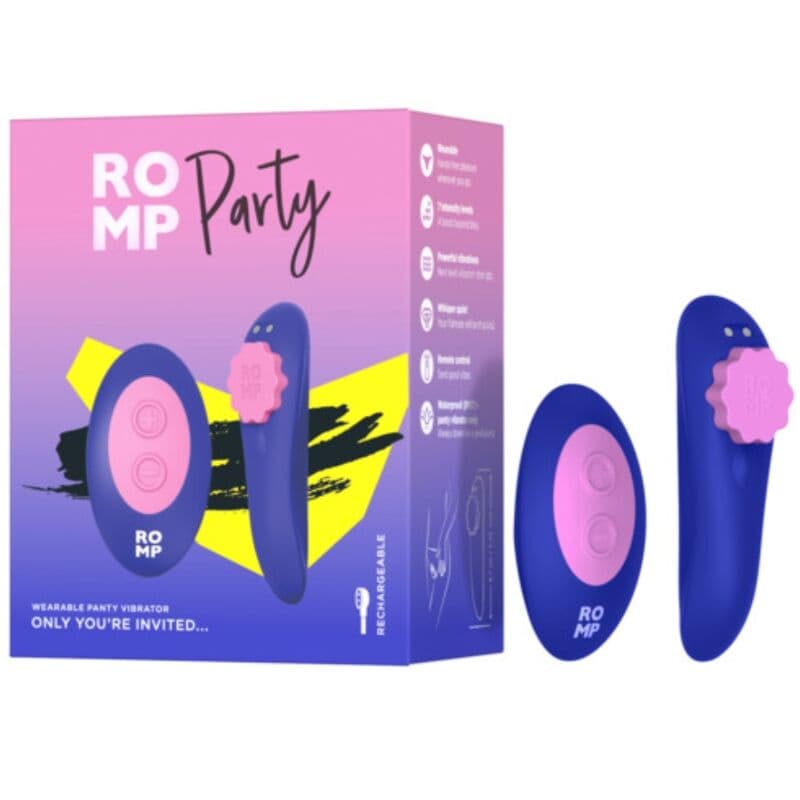 ROMP - PARTY MAGNETIC VIBRATING SILICONE PANTIE WITH REMOTE CONTROL thumb 8