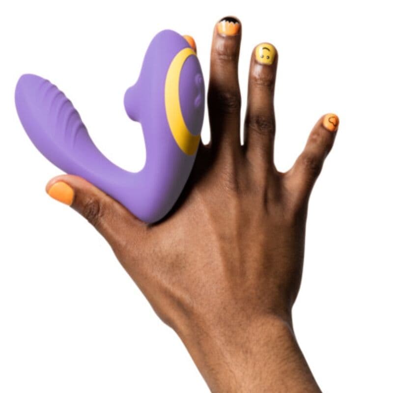 ROMP - REVERB G-SPOT STIMULATOR AND CLITORAL SUCTION DEVICE PURPLE thumb 3