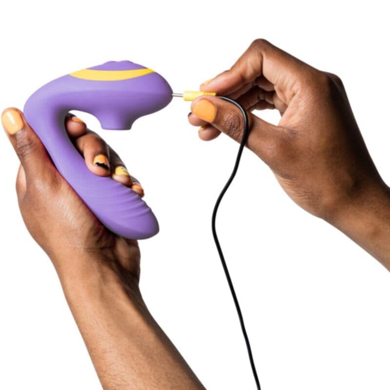 ROMP - REVERB G-SPOT STIMULATOR AND CLITORAL SUCTION DEVICE PURPLE thumb 6
