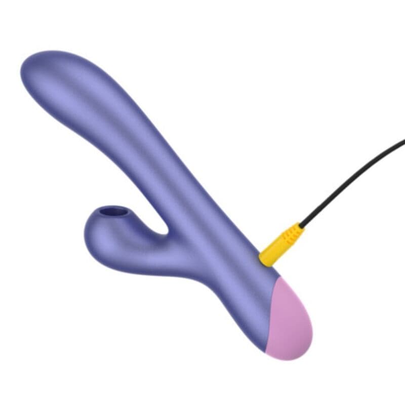 ROMP - PULSE RABBIT DUAL G-SPOT VIBRATOR ELECTRIC BLUE thumb 4