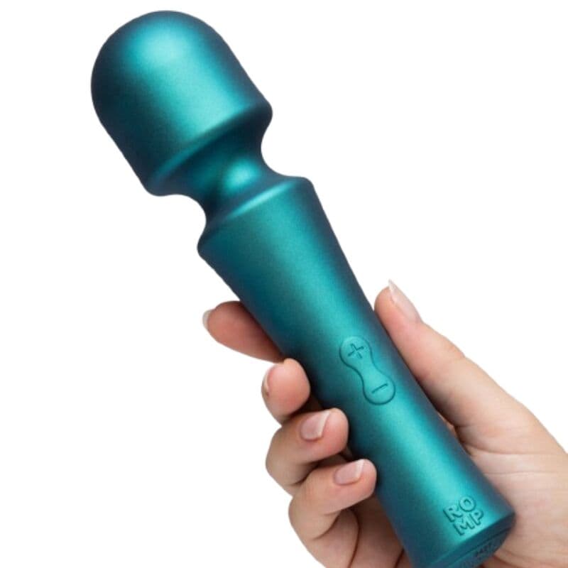 ROMP - PRESTO MINI WAND VIBRATOR FLEXIBLE HEAD GREEN thumb 2