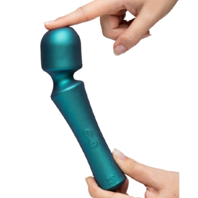 ROMP - PRESTO MINI WAND VIBRATOR FLEXIBLE HEAD GREEN thumb 4